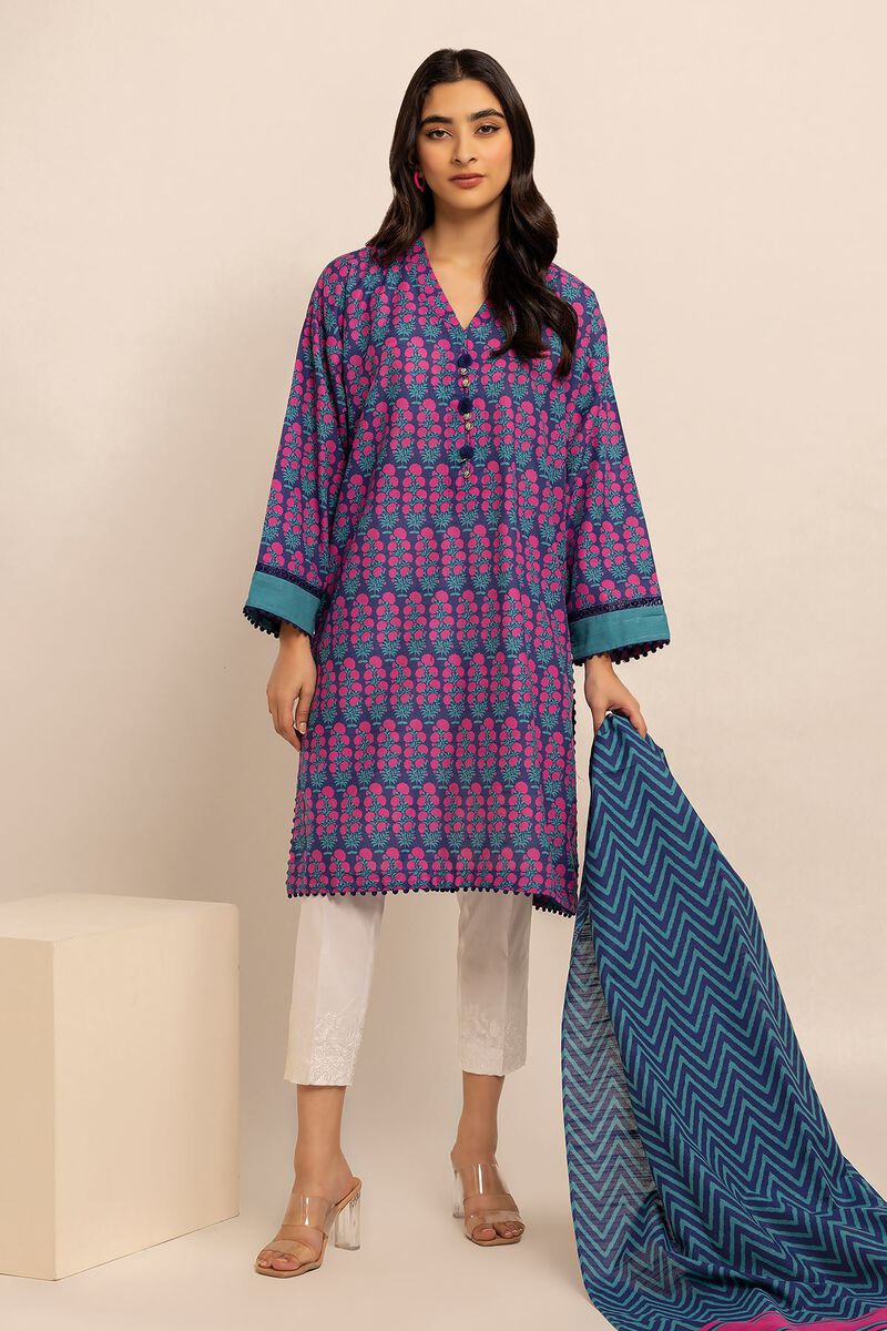 Khaddar | Printed | Fabrics 2 Piece | Top Dupatta | null
