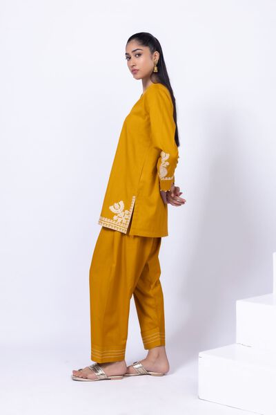 Dyed | Crosshatch Poplin | Pants | USD 7.50