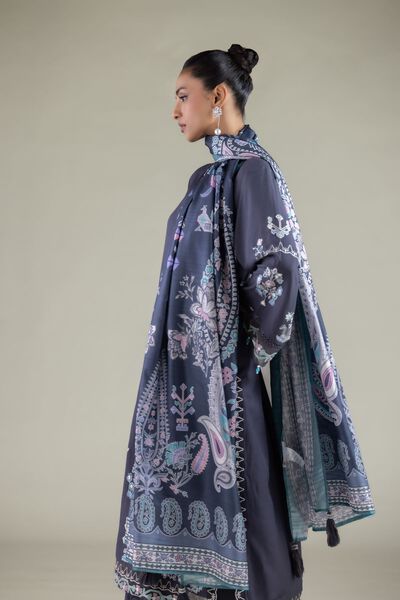 Embroidered | Polyester Silk | Geometric Tassel Dupatta | USD 15.00
