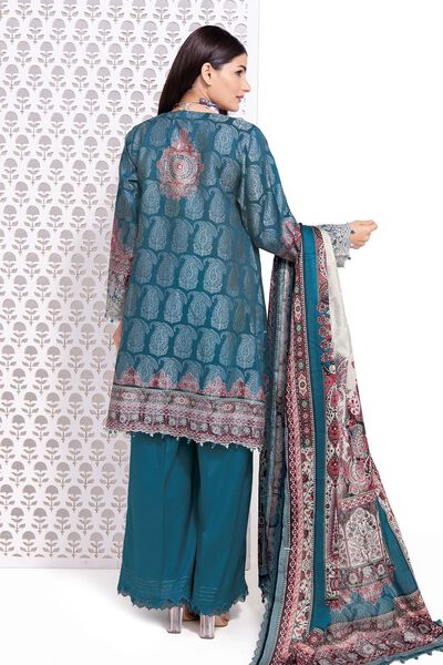 Embroidered | Jacquard | Tailored 3 Piece | USD 22.50