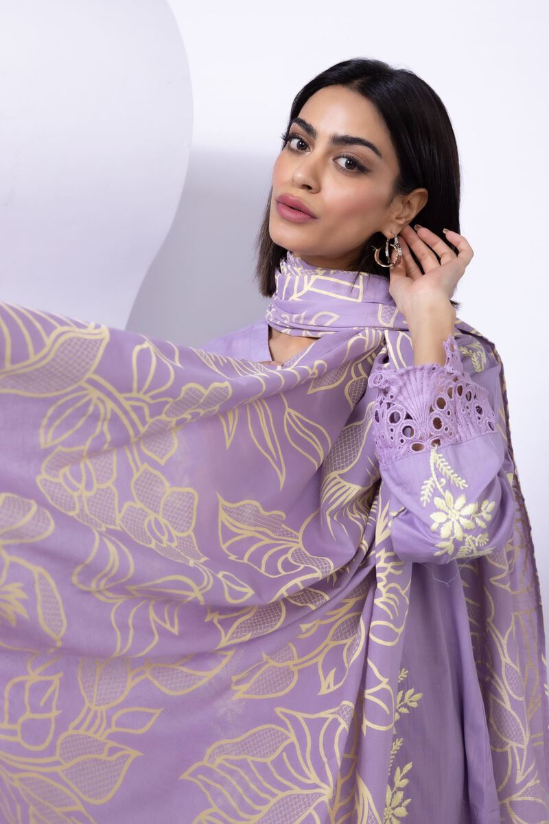 Printed | Slub lawn | Dupatta | null