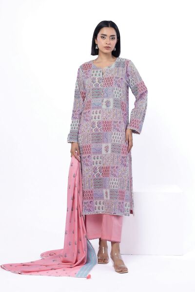 Printed | Cotton | Fabrics 3 Piece | USD 30.00