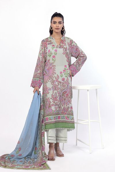 Embroidered | Lawn | Fabrics 3 Piece | USD 20.00