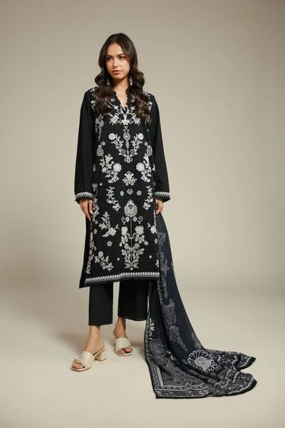 Embroidered | Dobby | Fabrics 3 Piece | USD 30.00