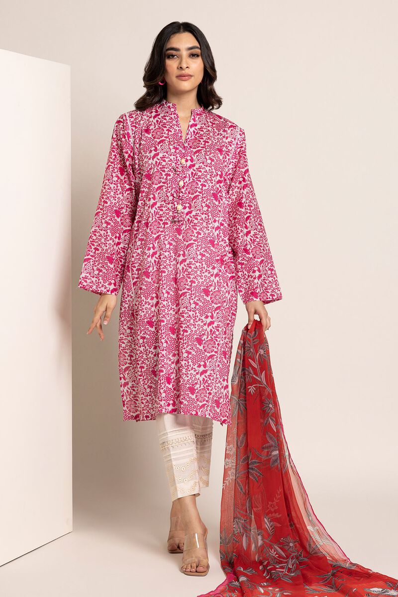 Lawn | Printed | Fabrics 2 Piece | Top Dupatta | null