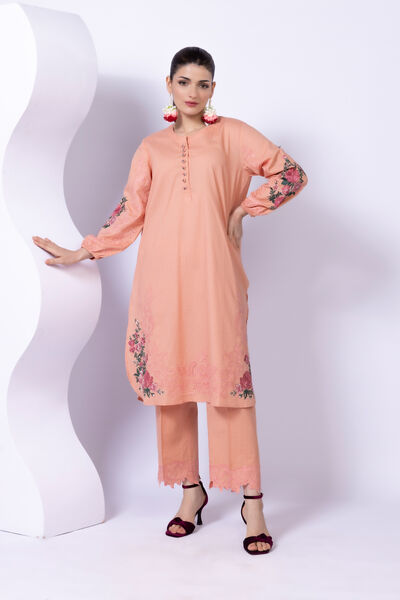 Embroidered | Cotton Dobby | Pants | USD 7.50