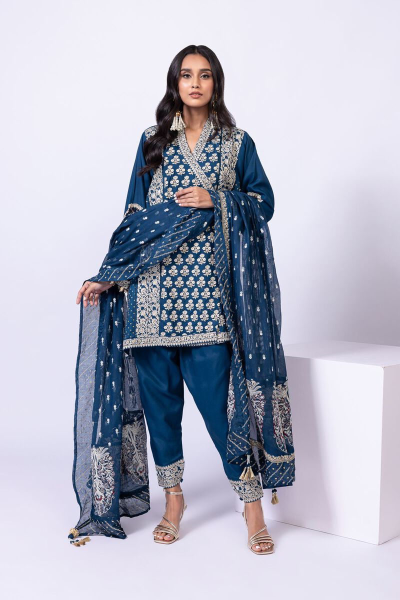 Embroidered | Viscose Oak Silk | Shalwar | null