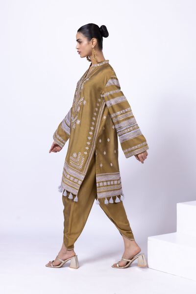 Embroidered | Raw Silk | Shalwar | USD 6.00