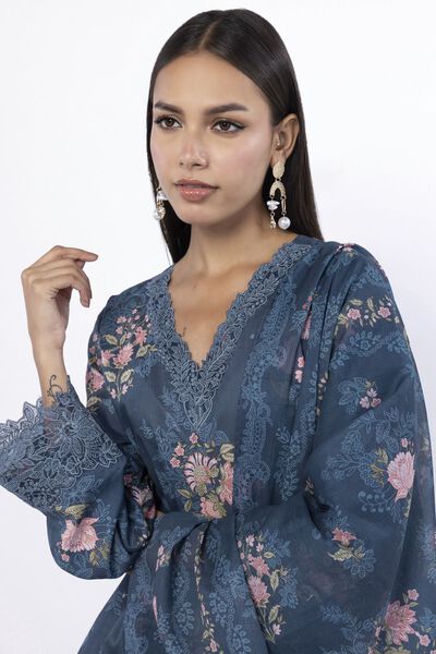 Embroidered | Lawn | Fabrics 3 Piece | USD 45.00