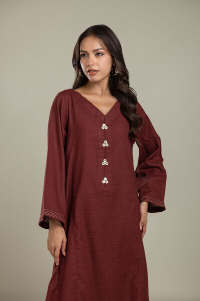 Dyed | Cotton Dobby | Kurta | USD 45.00