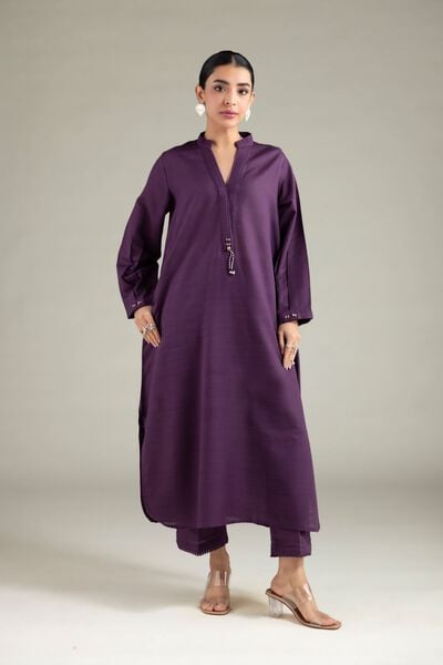 Dyed | Textured Cotton | Pants | USD 25.00