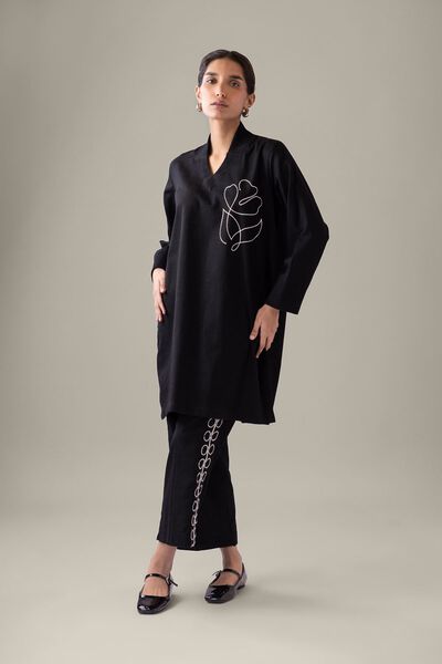 Dyed | Heavy Textured Cotton | Pants | USD 20.00