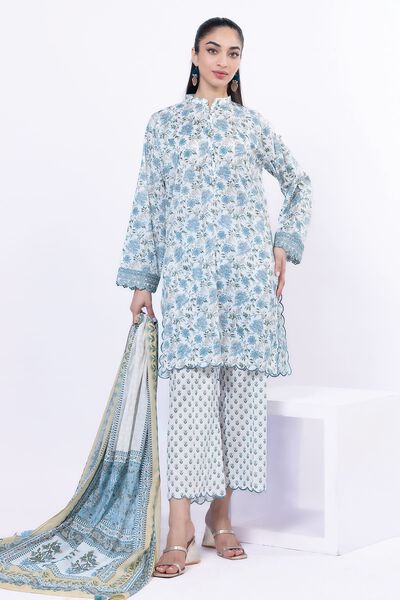 Embroidered | Lawn | Fabrics 3 Piece | USD 40.00
