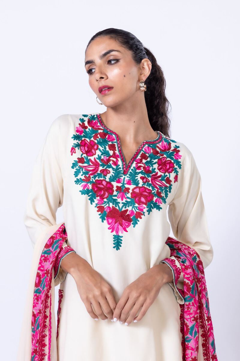 Embroidered | Polyester Crinkle Chiffon | Dupatta | null