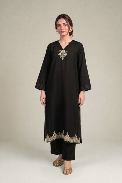 Embroidered | Light Khaddar | Fabrics 2 Piece | Top and Bottom | USD 35.00