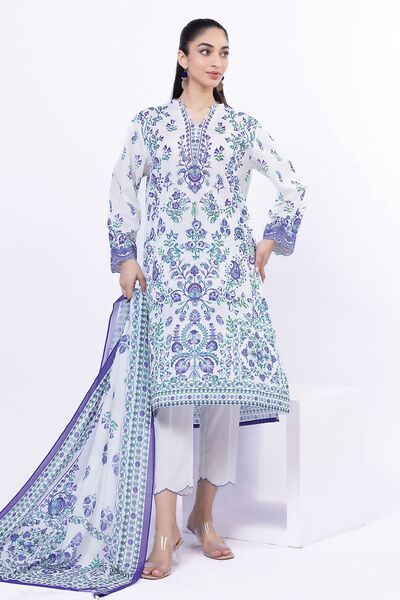 Embroidered | Lawn | Fabrics 3 Piece | USD 20.00