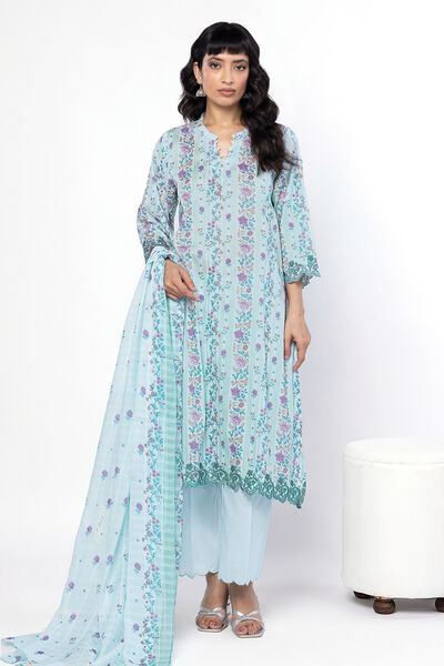 Embroidered | Lawn | Fabrics 3 Piece | USD 45.00