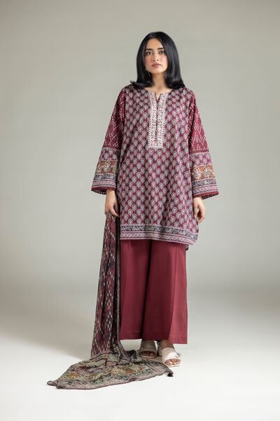 Embroidered | Lawn | Fabrics 3 Piece | USD 45.00