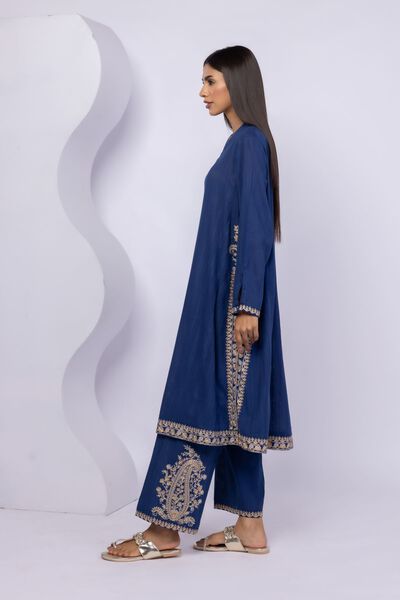 Embroidered | Leno | Pants | USD 20.00