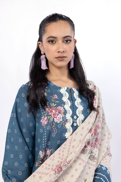 Embroidered | Light Khaddar | Tailored 3 Piece | USD 50.00