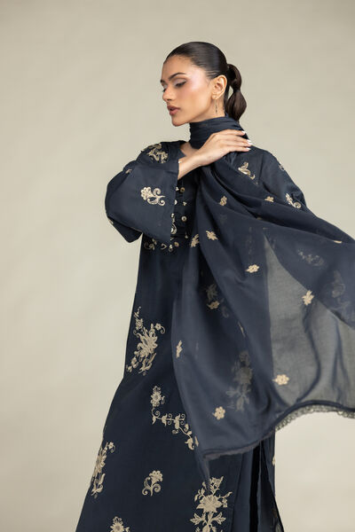 Embroidered | Lawn | Floral Lawn Dupatta | USD 35.00