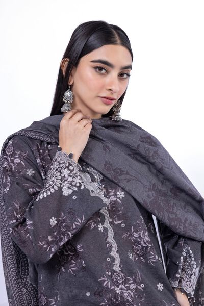 Embroidered | Khaddar | Fabrics 3 Piece | USD 16.50