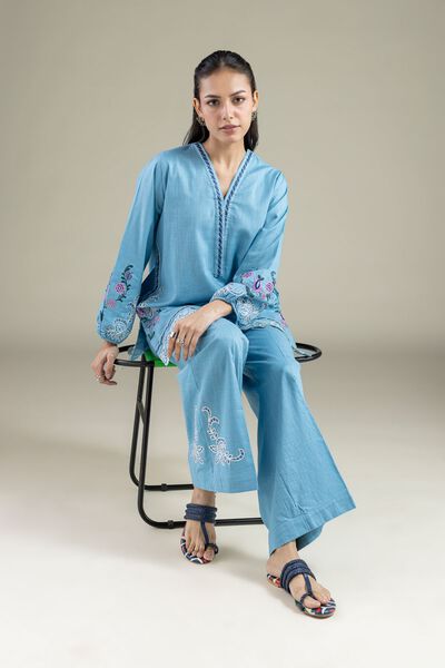 Embroidered | Heavy Textured Cotton | Kurta | USD 17.50