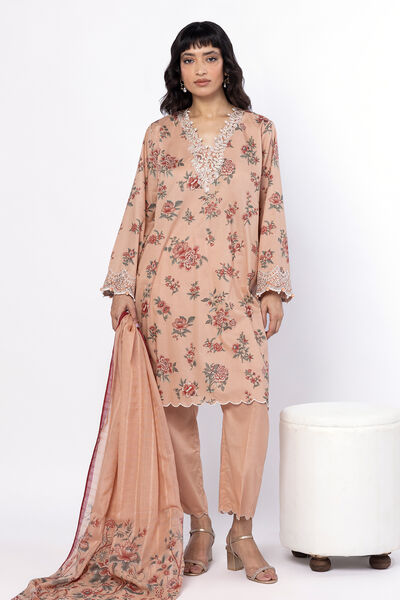 Embroidered | Lawn | Fabrics 3 Piece | USD 45.00