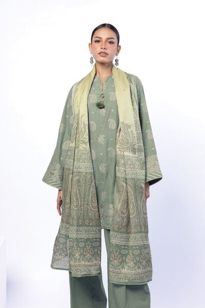 Dyed | Jacquard | Tailored 3 Piece | USD 70.00