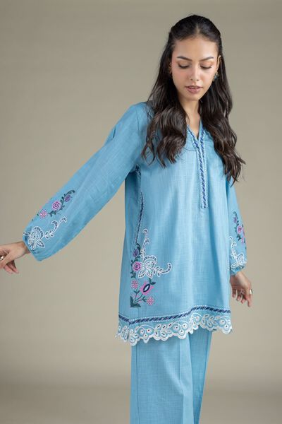 Embroidered | Heavy Textured Cotton | Kurta | USD 17.50