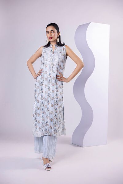 Embroidered | Russian Raw Silk | Kurta | USD 18.00