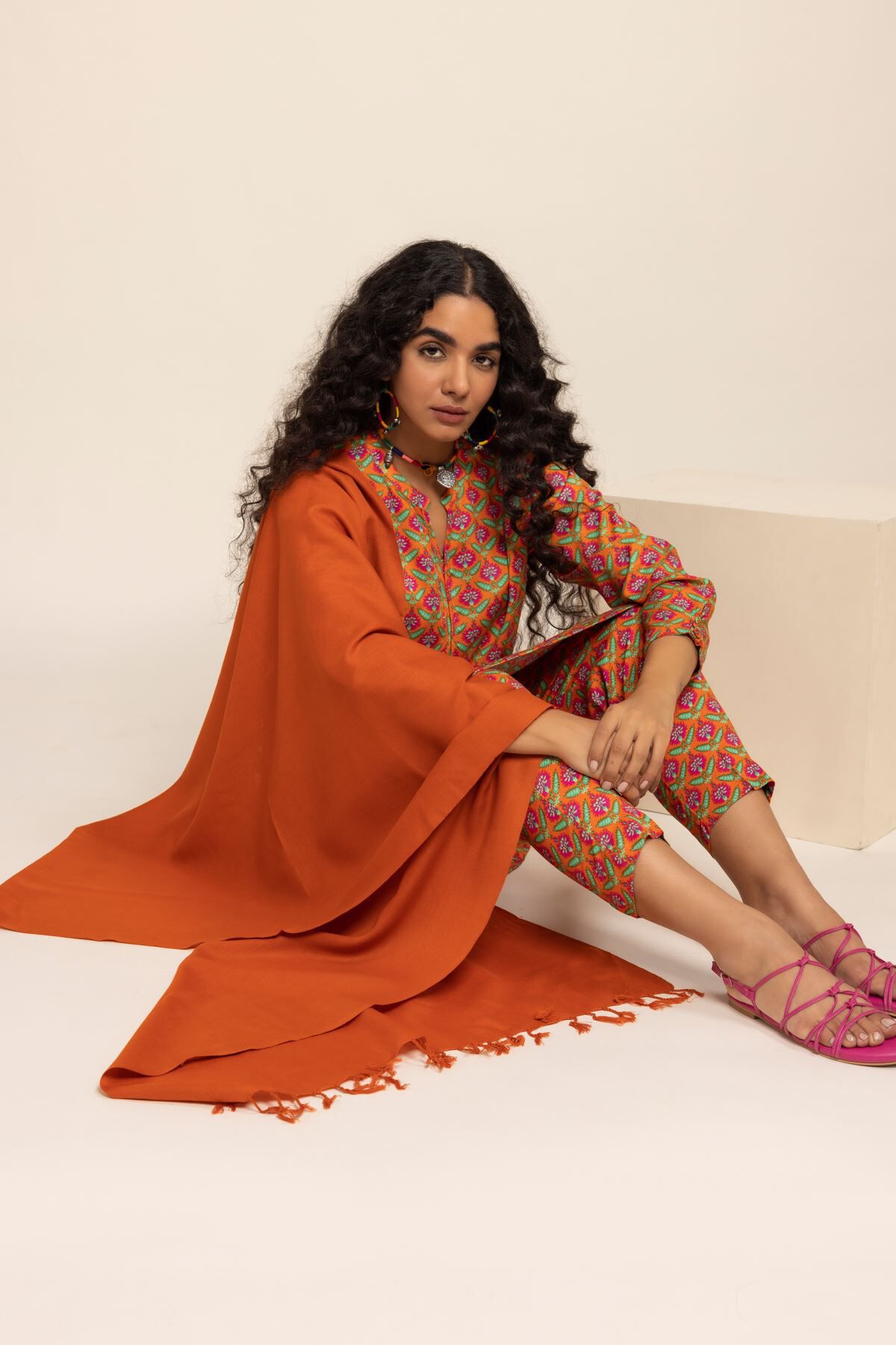 Khaadi Stole Collection Shop Basic Printed and Embroidered