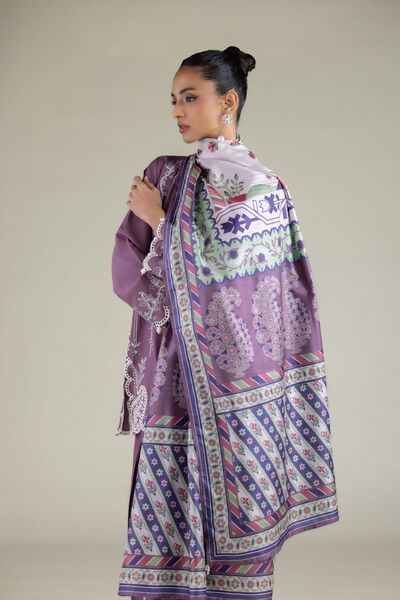 Embroidered | Polyester Silk | Geometric All-Season Dupatta | USD 15.00