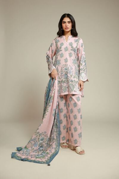 Embroidered | Mesuri | Fabrics 3 Piece | USD 45.00