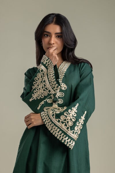 Embroidered | Heavy Textured Cotton | Kurta | USD 65.00
