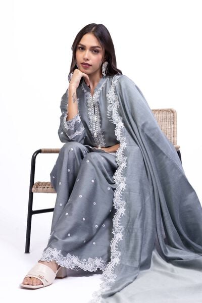 Embroidered | Cotton Net | Dupatta | USD 22.00