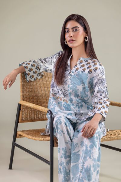 Embroidered | Textured Weave | Shirt | USD 10.50