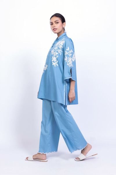 Embroidered | Cotton Dobby | Pants | USD 20.00