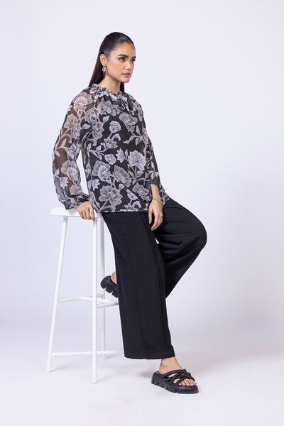 Dyed | Heavy Georgette | Trousers | USD 6.00