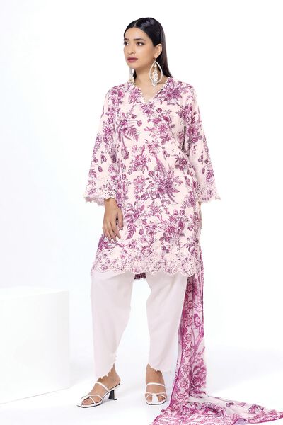 Embroidered | Cambric | Fabrics 3 Piece | USD 25.00