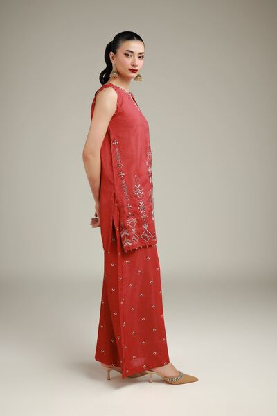 Embroidered | Raw Silk | Raw Silk Pants | USD 12.00