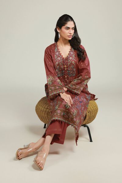 Printed | Jacquard | Jacquard Tailored 2-Piece | USD 55.00