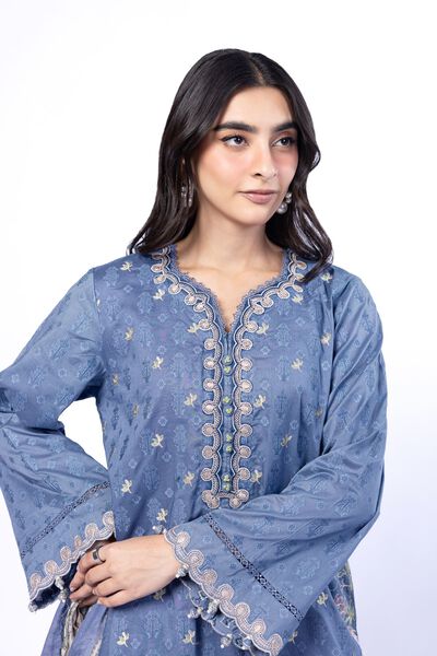 Embroidered | Broshia | Fabrics 3 Piece | USD 60.00