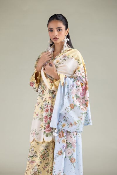 Embroidered | Lawn | Floral Dotted Dupatta | USD 12.50