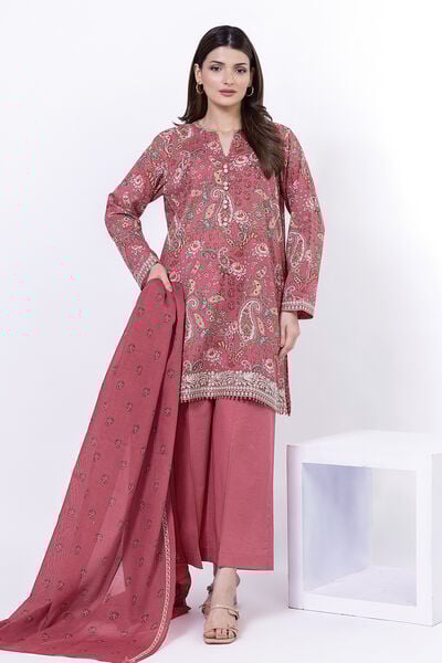 Embroidered | Lawn | Fabrics 3 Piece | USD 40.00
