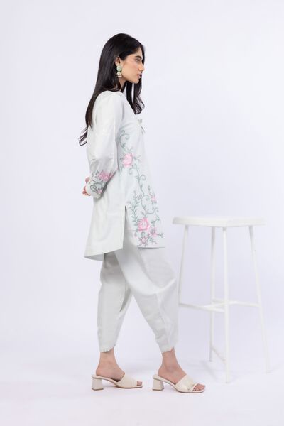 Dyed | Raw Silk | Pants | USD 10.00