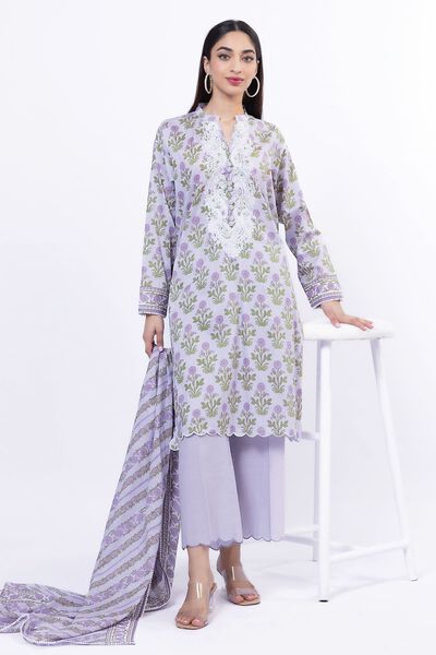 Embroidered | Lawn | Fabrics 3 Piece | USD 35.00