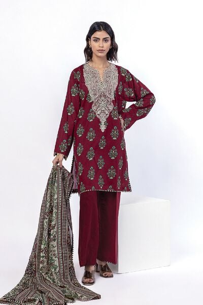 Embroidered | Lawn | Fabrics 3 Piece | USD 35.00