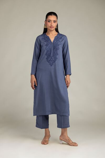 Dyed | Raw Silk | Silk Solid Pants | USD 30.00