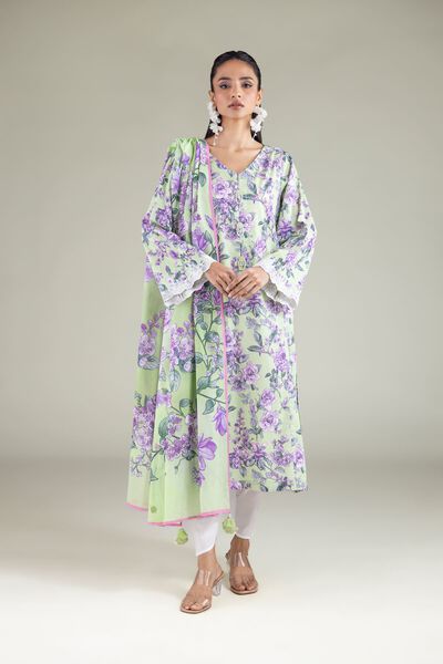 Embroidered | Cambric | Solid Straight Shalwar | USD 25.00